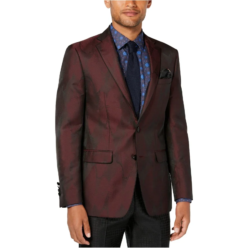 Tallia Mens New Wave Two Button Blazer Jacket, Red, 38