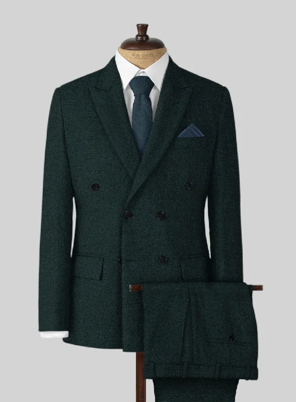 Modern Casuals Naples Bello Green Tweed Suit