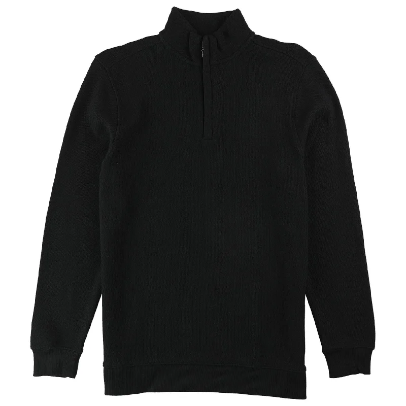 Tasso Elba Mens Quarter-Zip Pullover Sweater