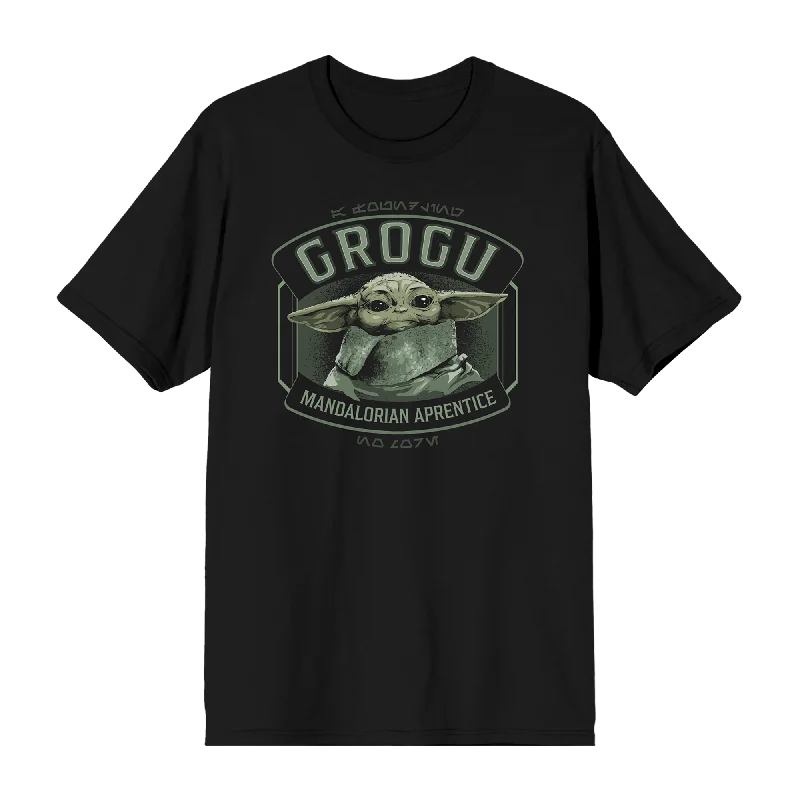 Smart Wear Star Wars Grogu Mandalorian Apprentice Black Tee