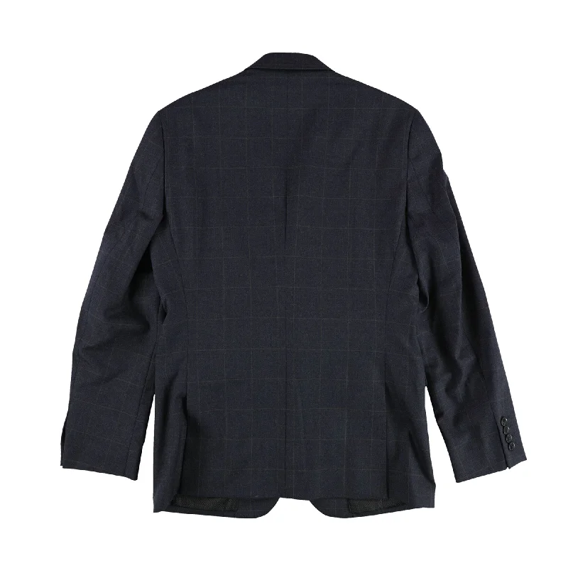 Urban Apparel Bar Iii Mens Windowpane Two Button Blazer Jacket