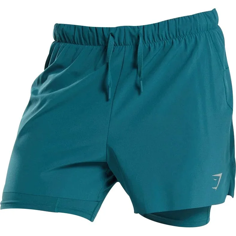 Comfy Jackets Gymshark Speed 2 In 1 Mens Training Shorts - Green