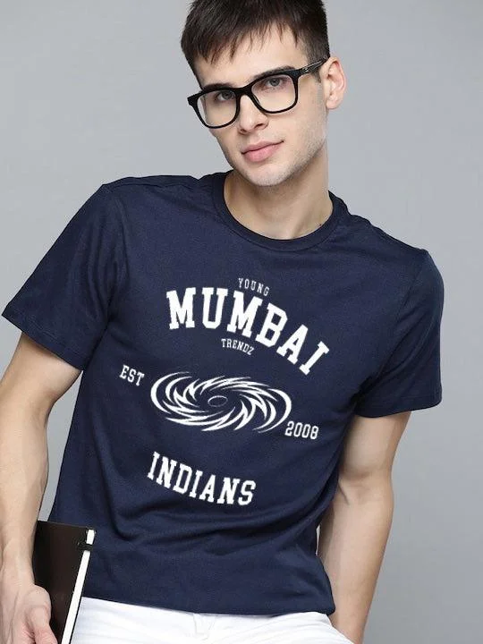 Premium Comfort Half Sleeve Mens Mumbai IPL T-Shirts
