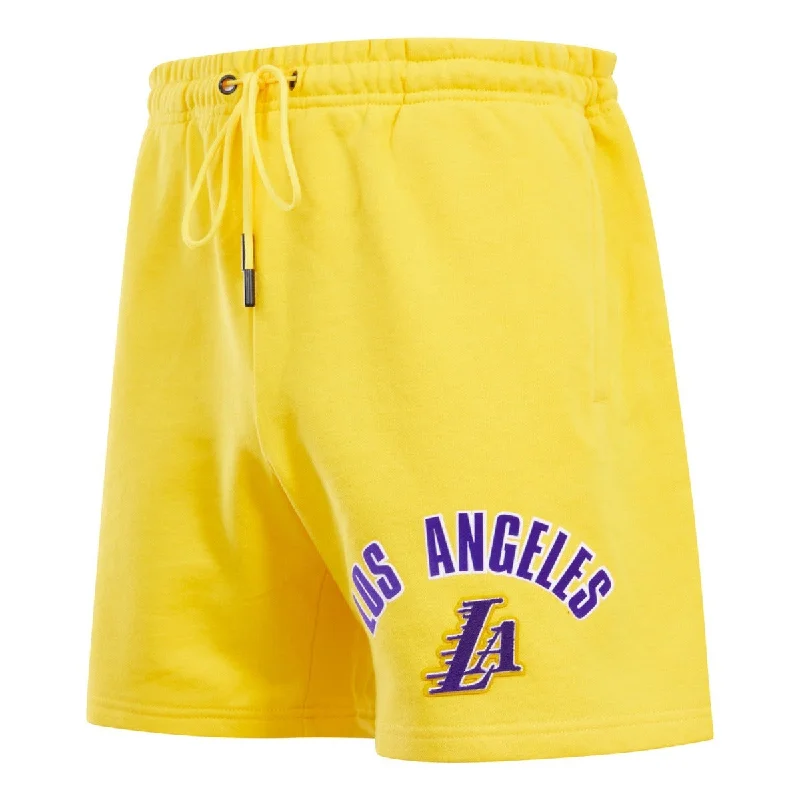 Fashion Comfort NBA LOS ANGELES LAKERS CLASSIC MEN'S SHORT (YELLOW)