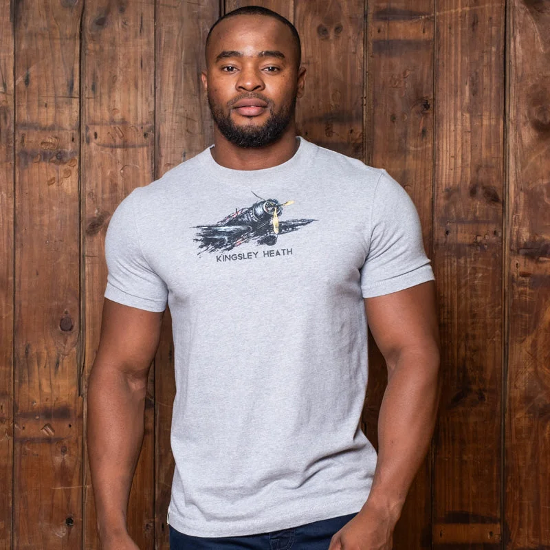 Cool Comfort Paint Splosh Aviation Crew Tee Vervet