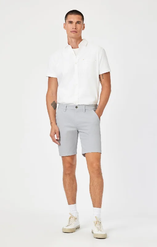 Relaxed Wearables JACOB CROP SHORTS IN BLUE TWILL