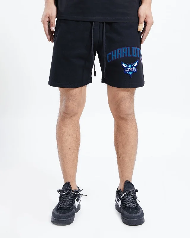 Trendy Apparel NBA CHARLOTTE HORNETS CLASSIC MEN'S SHORT (BLACK)