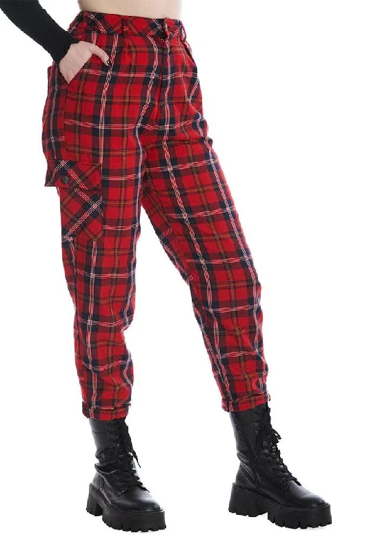 Norval Tapered Tartan Trousers