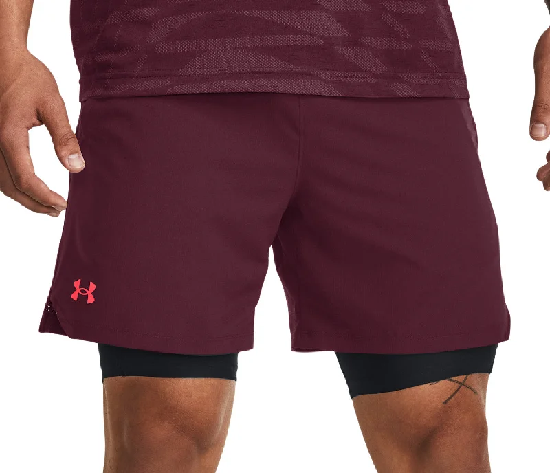 Relaxed Fit Under Armour Vanish Woven 6 Inch Mens Training Shorts - Red