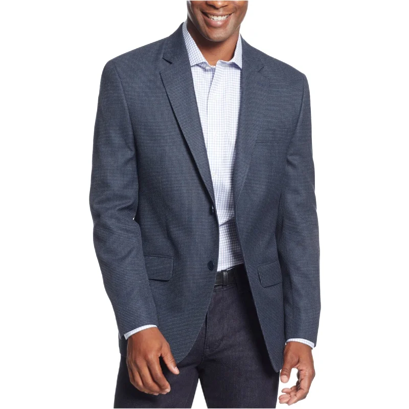 Relaxed Looks Andrew Fezza Mens Classic-Fit Check Two Button Blazer Jacket, Blue, 38 Regular Relaxed Looks Andrew Fezza Mens Classic-Fit Check Two Button Blazer Jacket, Blue, 38 Regular