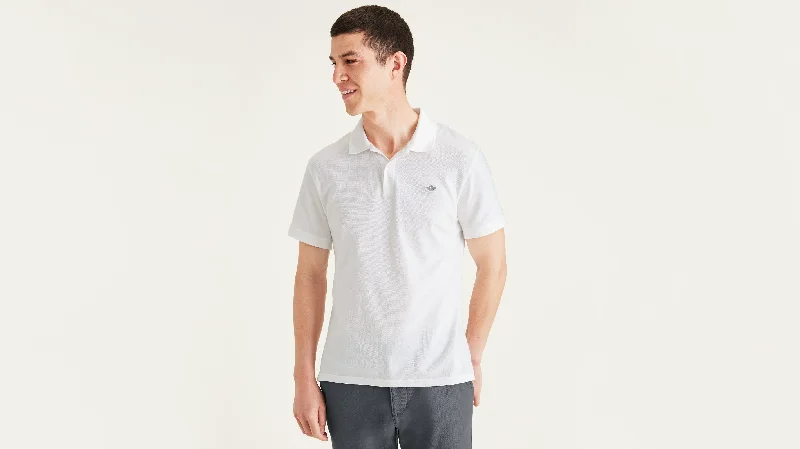 Rib Collar Polo, Slim Fit