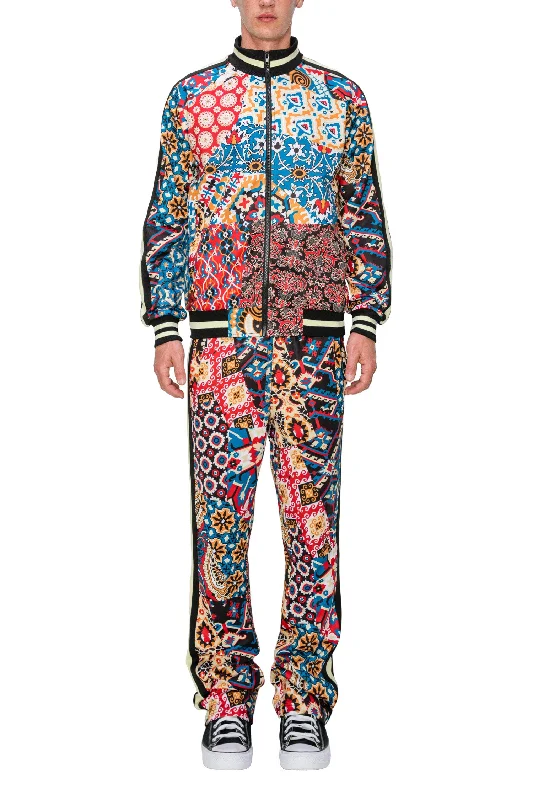 Simple Outfits Paisley Collage Track Suit