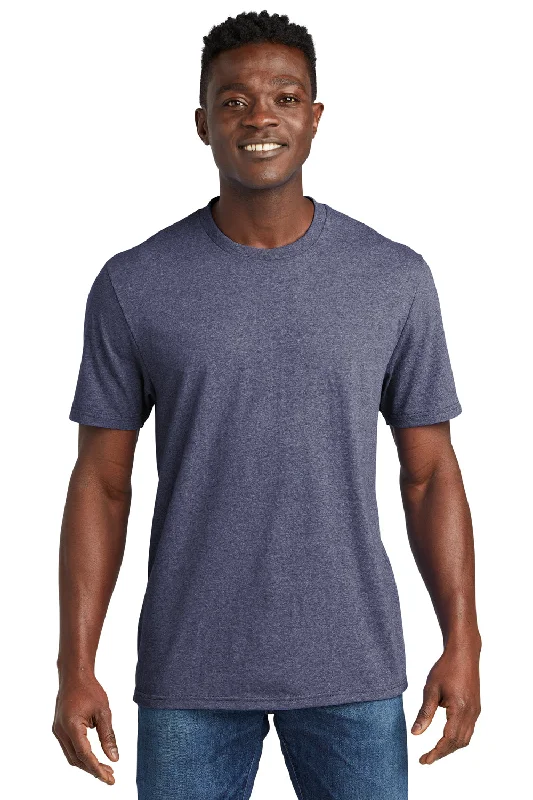 Urban Outfits Allmade Mens Recycled Short Sleeve Crewneck T-Shirt - Heather Navy Blue Urban Outfits Allmade Mens Recycled Short Sleeve Crewneck T-Shirt - Heather Navy Blue