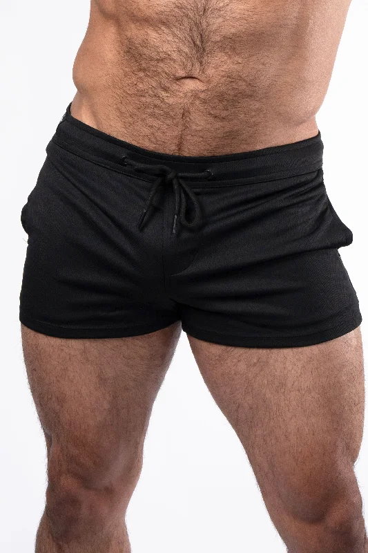 Easygoing Fashion MEAT BLACK Gym Shorts