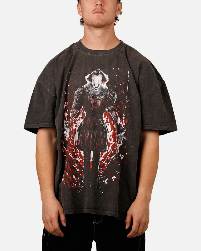 American Thrift X IT 'Horror Classics' The Dead Lights Heavyweight T-Shirt Black Wash