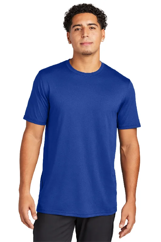 Lightweight Gear Sport-Tek Mens Echo Moisture Wicking Short Sleeve Crewneck T-Shirt - True Royal Blue