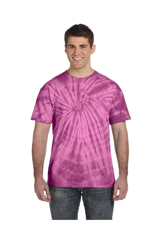 Urban Look Tie-Dye CD101: Adult 5.4 oz. 100% Cotton Spider T-Shirt