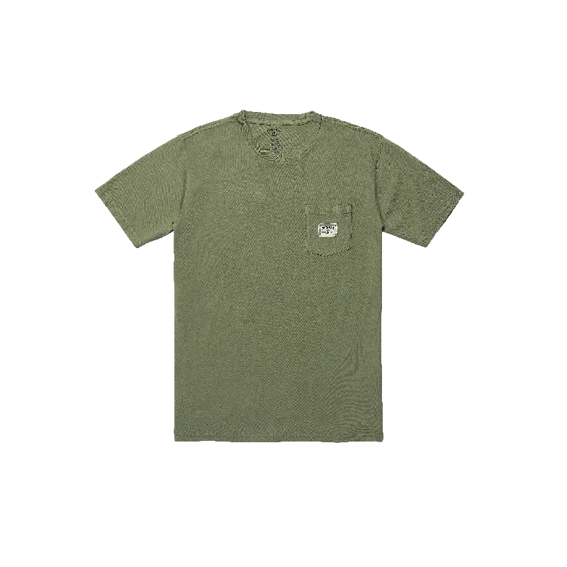 Captain Patch Pocket Short Sleeve Tee - Dark Olive