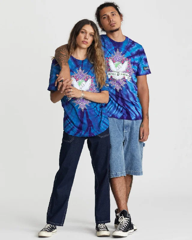 Freaktopia Peace On Earth Tee - Tie Dye