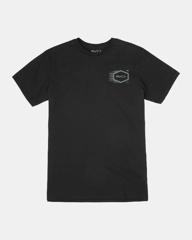 Effortless Comfort Tech Hex Tee - Black