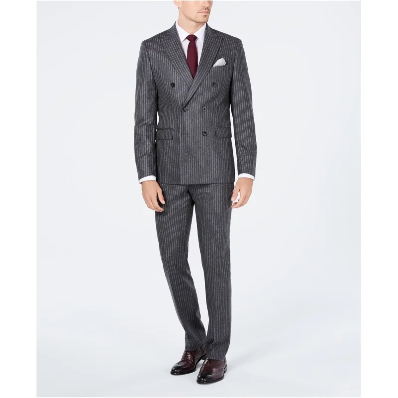 Functional Wear Michael Kors Mens Pinstripe Double Breasted Blazer Jacket, Grey, 46 Regular Functional Wear Michael Kors Mens Pinstripe Double Breasted Blazer Jacket, Grey, 46 Regular