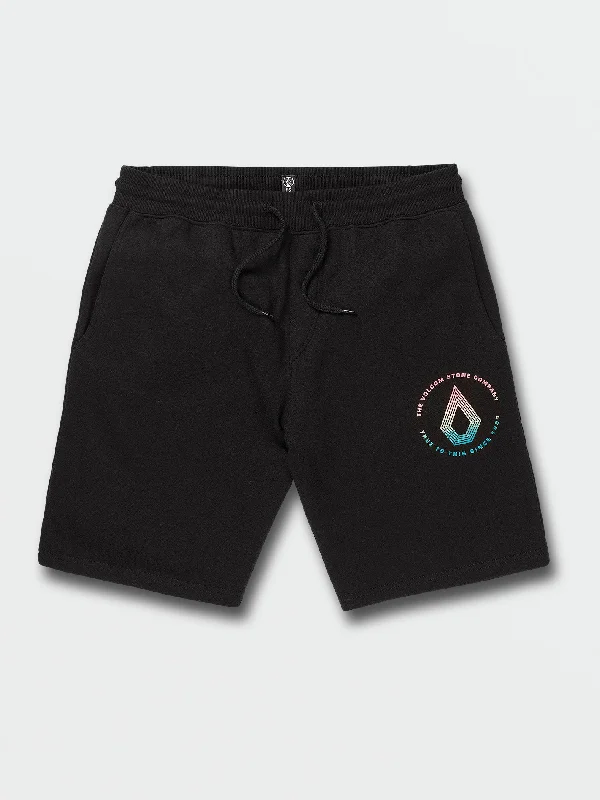 Booker Fleece Shorts - Black