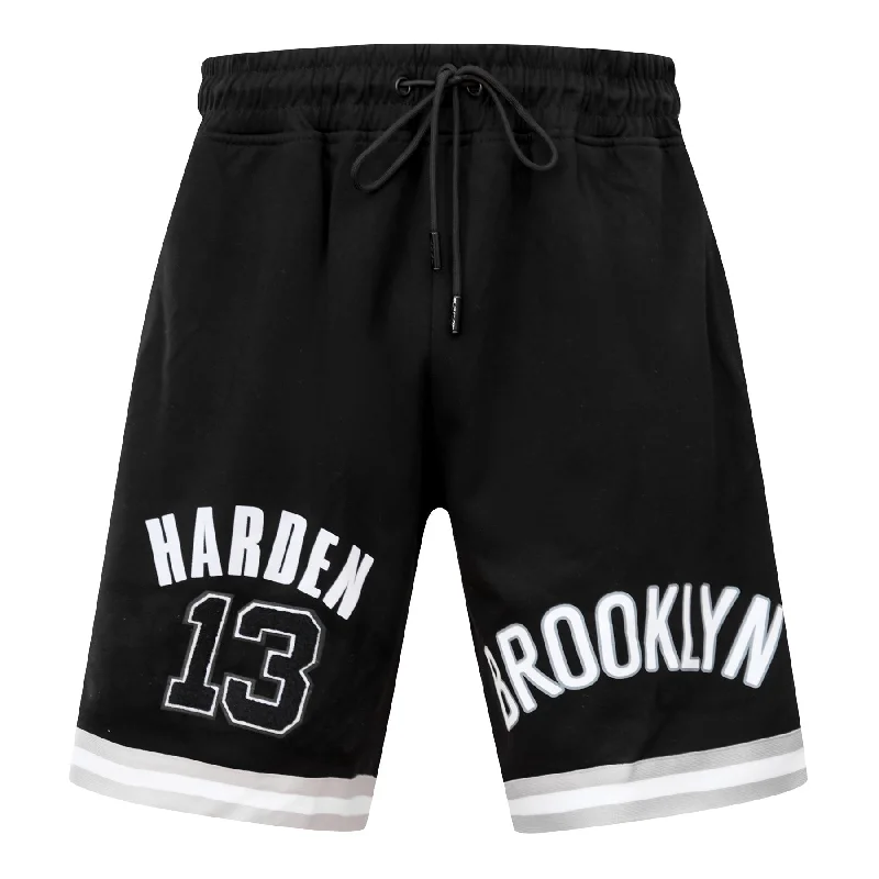 Essential Wardrobe NBA BROOKLYN NETS HARDEN PRO TEAM MEN'S SHORT (BLACK)