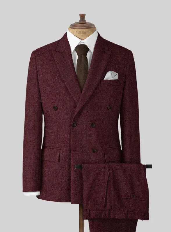 Comfy Jackets Naples Sangria Tweed Suit