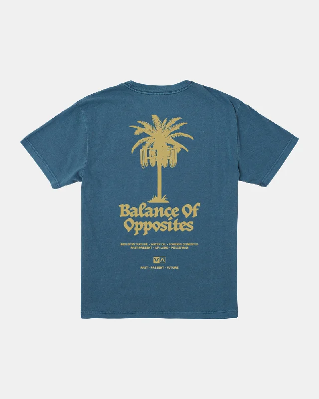 Sporty Suits Cell Palm Tee - Duck Blue