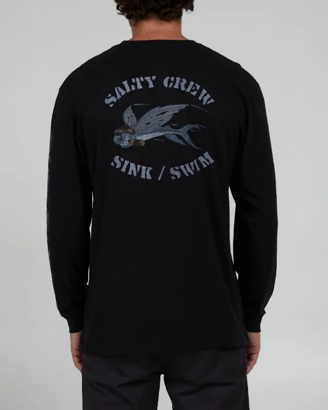 Fashion Comfort Kamikaze Premium L/S Tee - Black