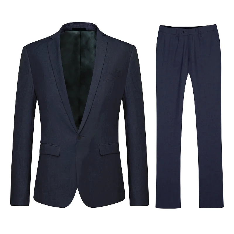 Urban Gear Two Piece Navy Suit One Button Suit
