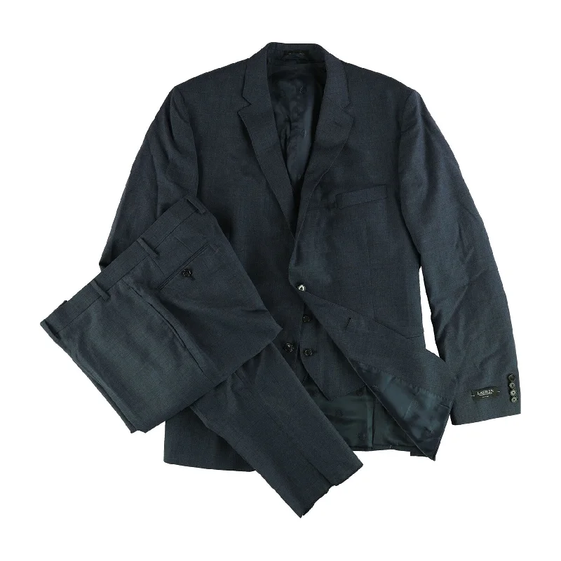 Versatile Looks Ralph Lauren Mens Ultraflex 3-Piece Formal Tuxedo, Blue, 46 Long / 40W x UnfinishedL Versatile Looks Ralph Lauren Mens Ultraflex 3-Piece Formal Tuxedo, Blue, 46 Long / 40W x UnfinishedL