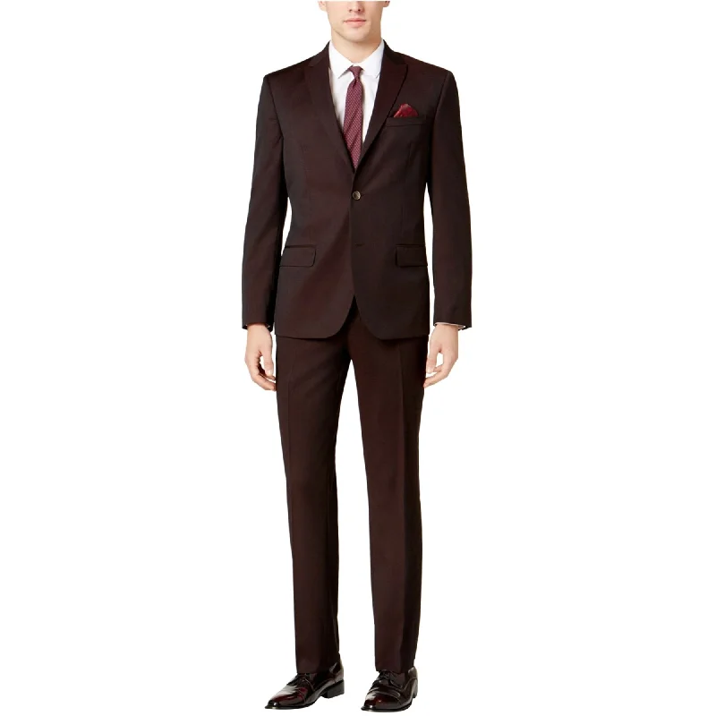 Classic Casual Ben Sherman Mens Stretch Two Button Blazer Jacket, Red, 38 Regular