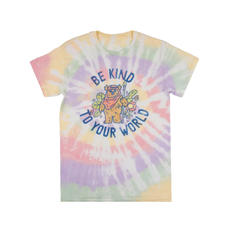 Everyday Comfort Ewoks Be Kind To Your World Tie Dye Tee