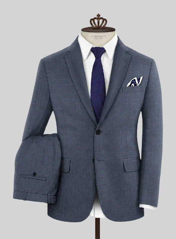 Bristol Rante Blue Checks Suit