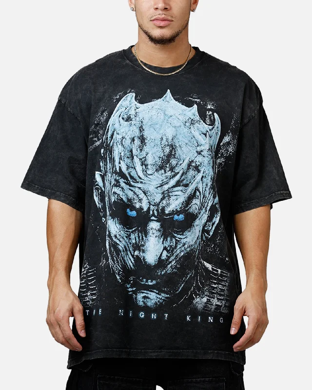 Goat Crew X Game Of Thrones Night Kings Vintage T-Shirt Black Acidwash