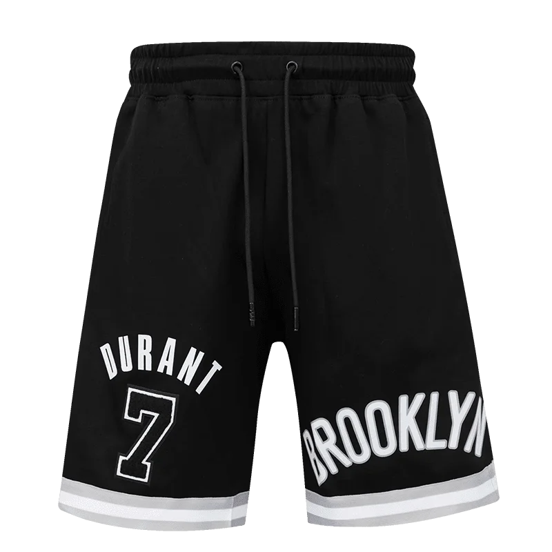 Cool Casuals NBA BROOKLYN NETS DURANT PRO TEAM MEN'S SHORT (BLACK)