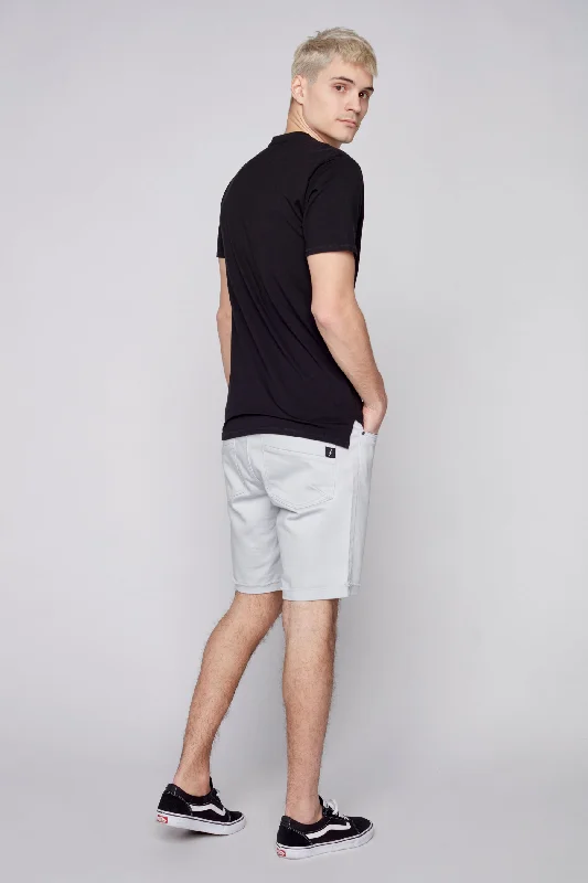 Modern Backpacks LENNON - Mens Rolled Up Shorts - Frost Blue
