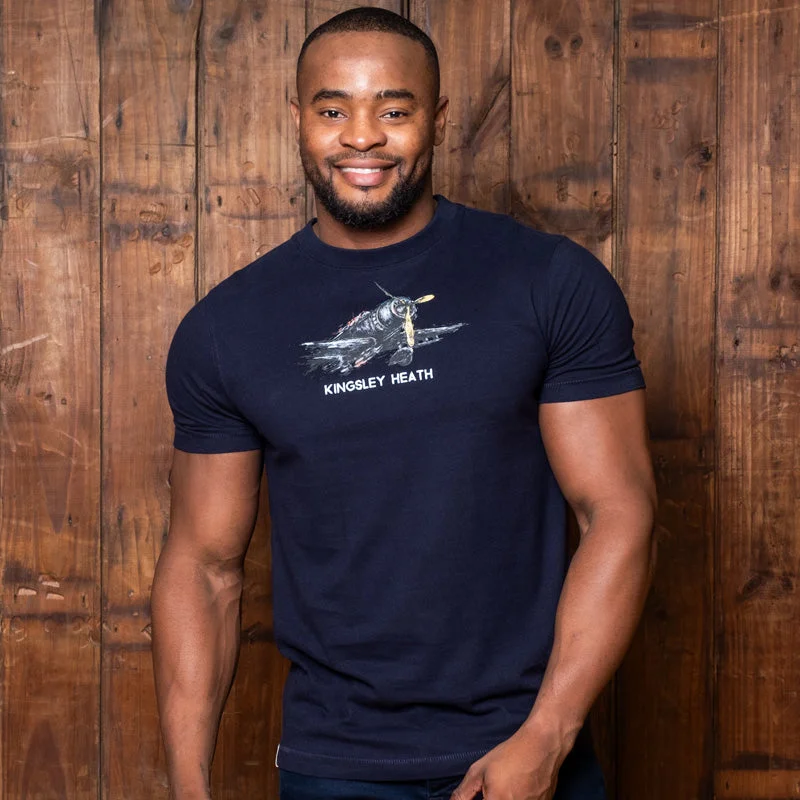All-Day Wear Paint Splosh Aviation Crew Tee Midnight