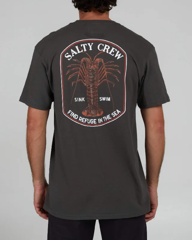 Minimalist Style Spiny Standard S/S Tee - Charcoal
