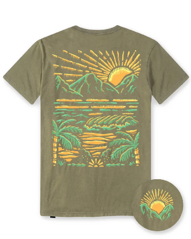 Streetwear Look Coastal Carving Vintage Tee