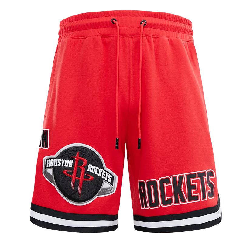 Versatile Looks NBA HOUSTON ROCKETS CLASSIC CHENILLE MEN'S SHORT (RED)