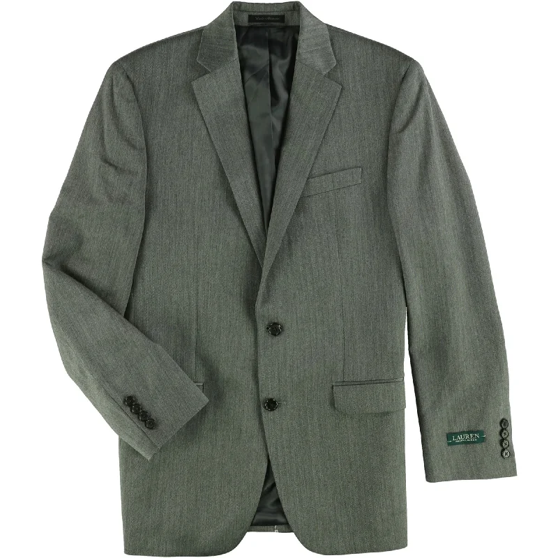 Soft Fabrics Ralph Lauren Mens Classic-Fit Two Button Blazer Jacket