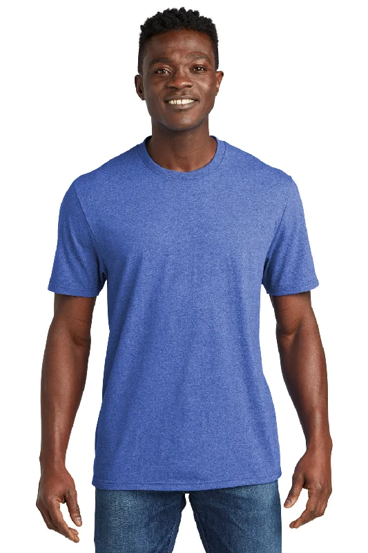 Classic Jackets Allmade Mens Recycled Short Sleeve Crewneck T-Shirt - Heather Royal Blue