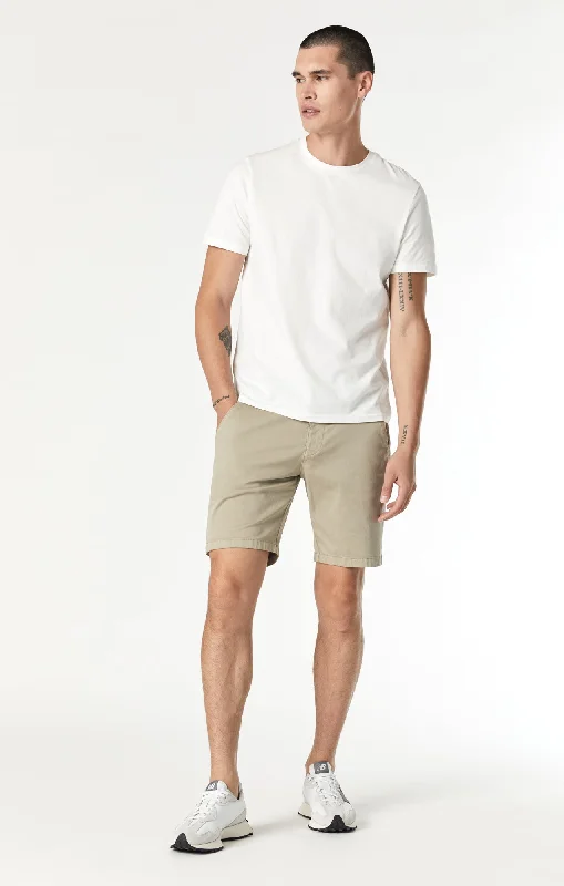 Cool Casuals JACOB CROP  SHORTS IN ALUMINUM TWILL