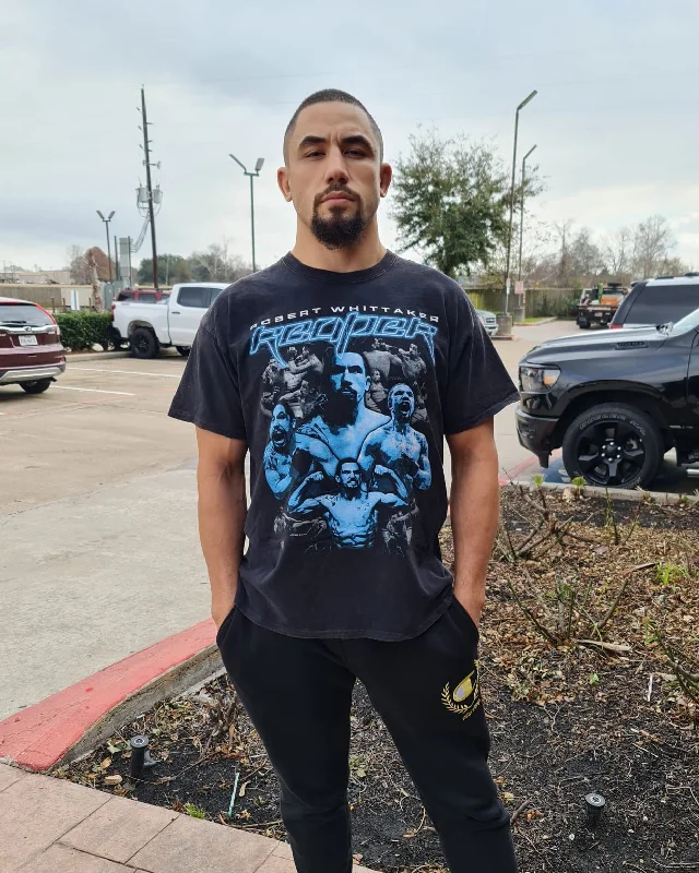 Goat Crew X Robert Whittaker Reaper Vintage T-Shirt Black Wash