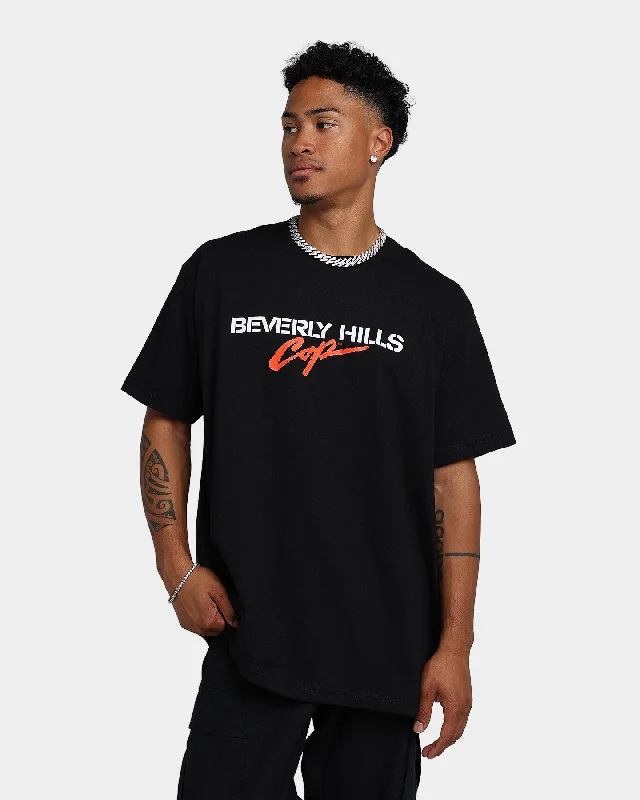 American Thrift X Beverley Hills Cop BHC Logo T-Shirt Black