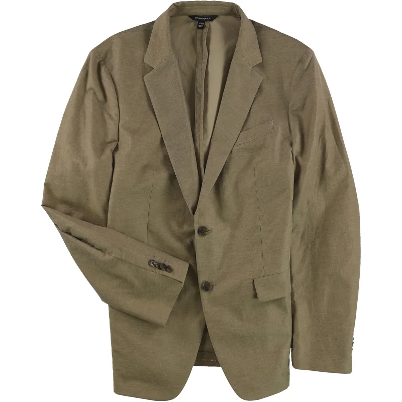 Street Style Banana Republic Mens Stretch Two Button Blazer Jacket