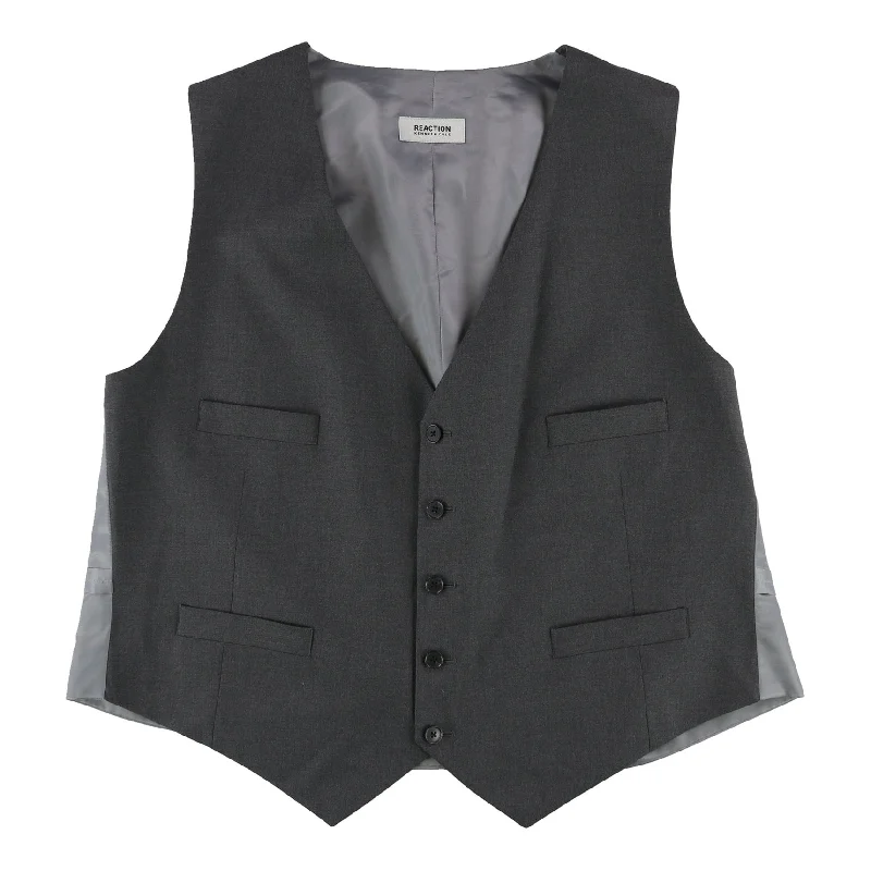 Premium Comfort Kenneth Cole Mens Contrast Five Button Vest