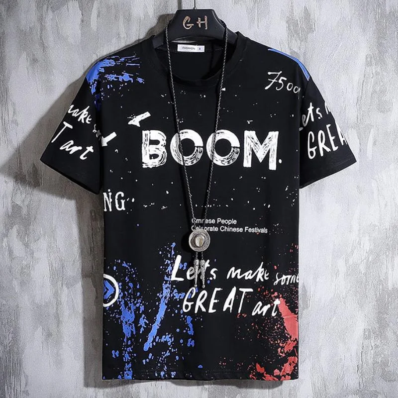 Premium Comfort BOOM Men's Summer O-Neck T-Shirt